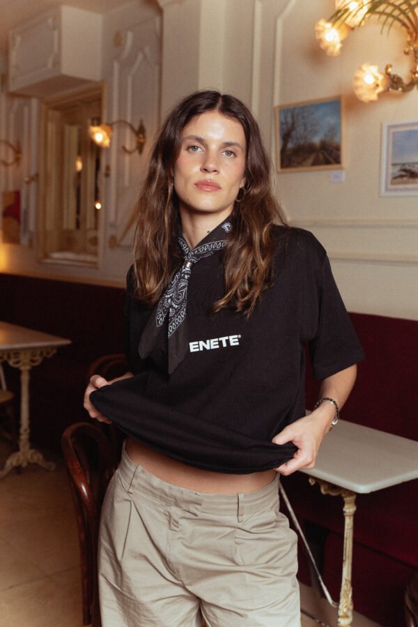 Camiseta Negra ENETE – Short Sleeve - Origen Edition - Imagen 3