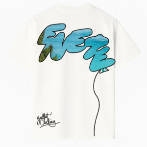 Camiseta Blanca ENETE x Gallet Clothing – Edición Limitada “SUMMER FREE”