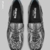 Mocasines Negros ENETE® - Tattooed Leather - Edición Dragón - Imagen 6