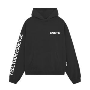 Sudadera Negra Oversize ENETE – Origen Edition