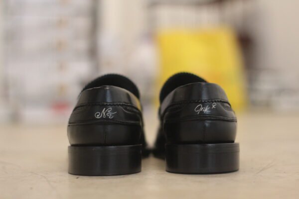 Mocasines Negros ENETE - Tattooed Leather - Edición Golondrinas - Imagen 6